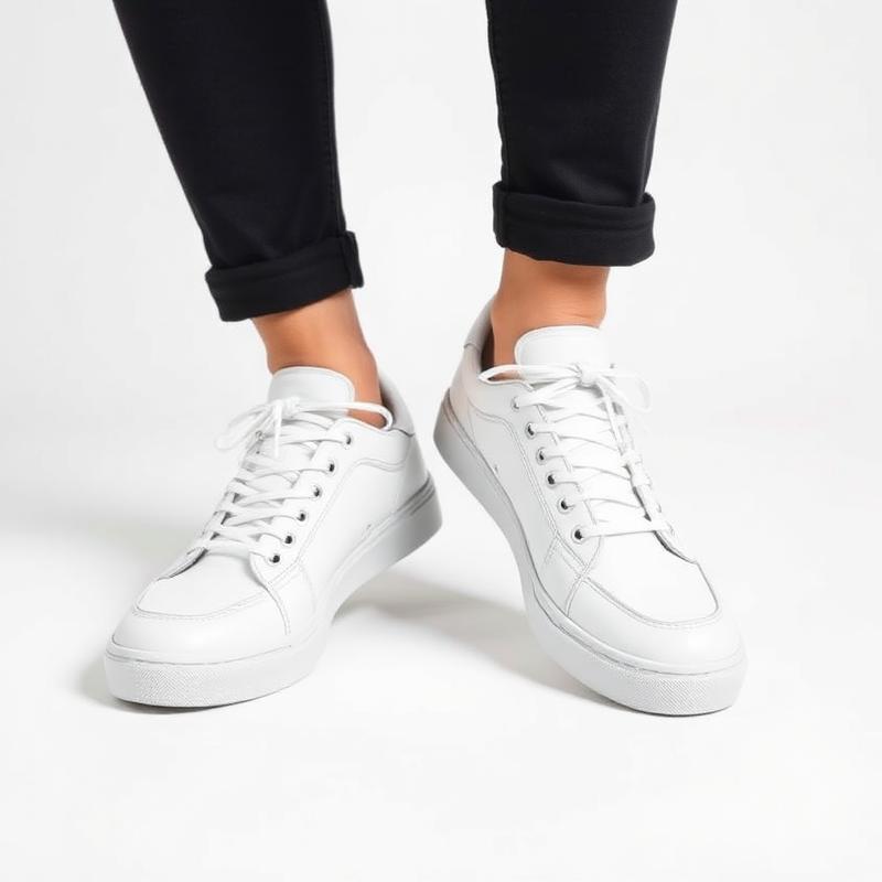 Baskets cuir blanches